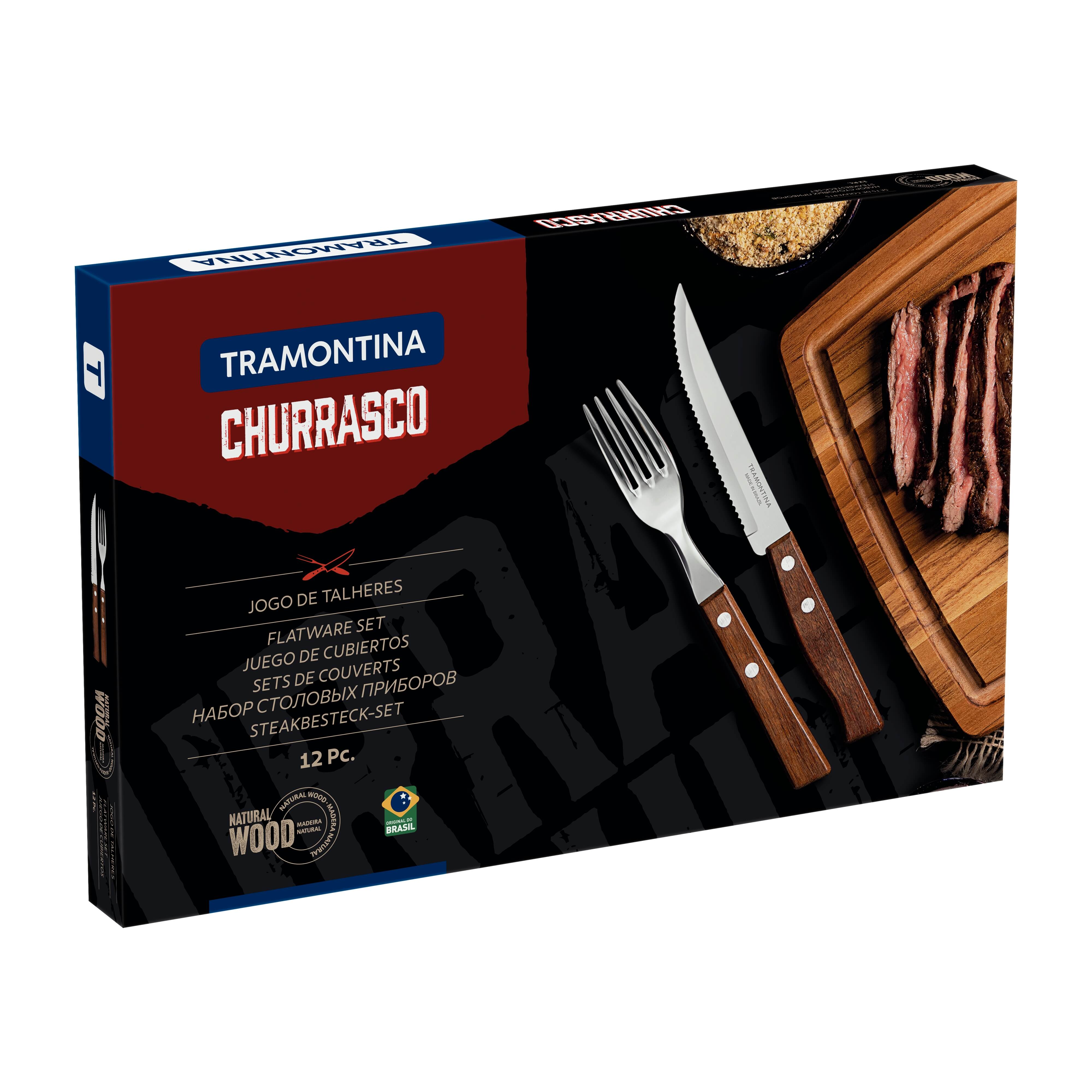 Tramontina 12 Piece Steak Cutlery Set-Service for 6 - Image 2