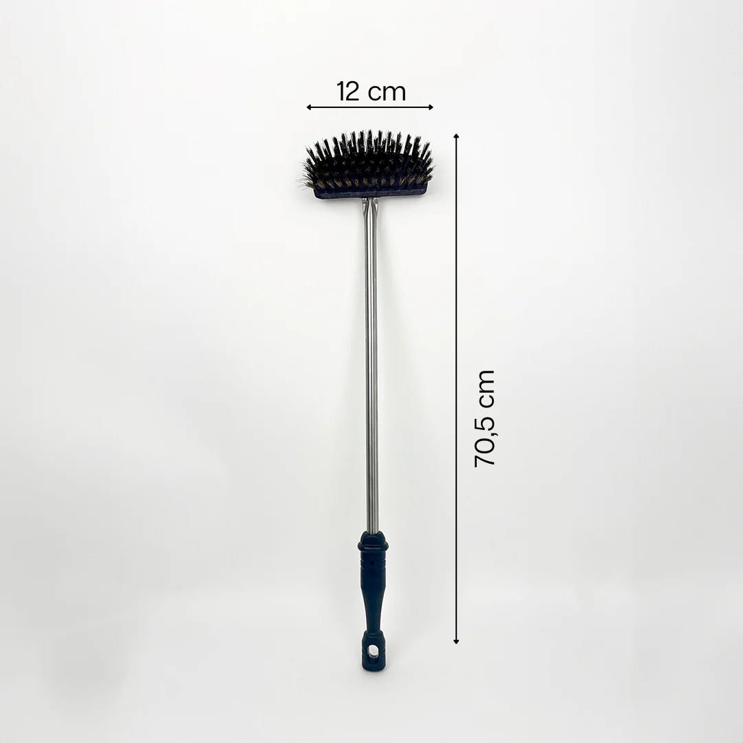 Effeuno Pizza Oven Brush – Brass Bristles, Long Handle for Safe Cleaning - Image 3