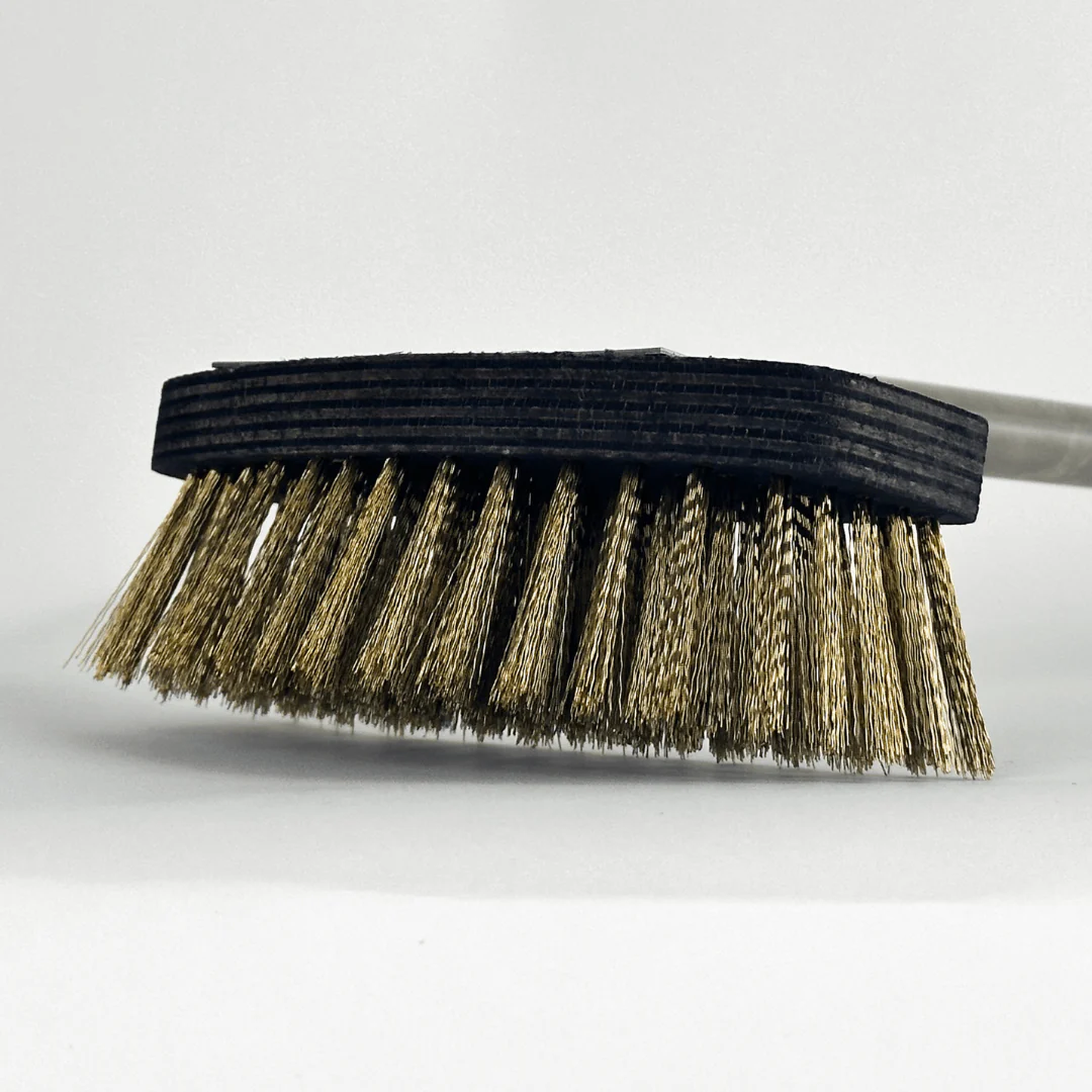 Effeuno Pizza Oven Brush – Brass Bristles, Long Handle for Safe Cleaning - Image 4