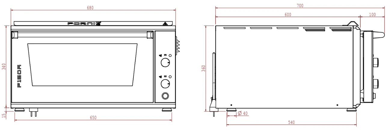Effeuno Pizza Oven P150HA. - Image 2