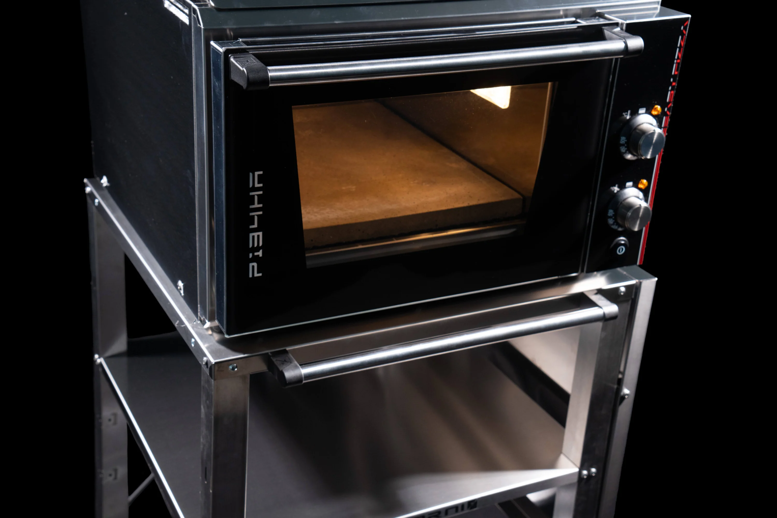 Effeuno Pizza Oven Stand & Prep Table – CR55 Stainless Steel Work Trolley with Adjustable Shelf - Image 4