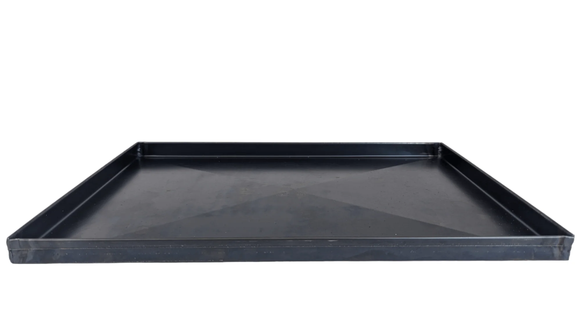 Effeuno Professional Rectangle Blue Iron Pizza Pan with Diagonal X Antfelexion 30x40 x2cm - Image 5