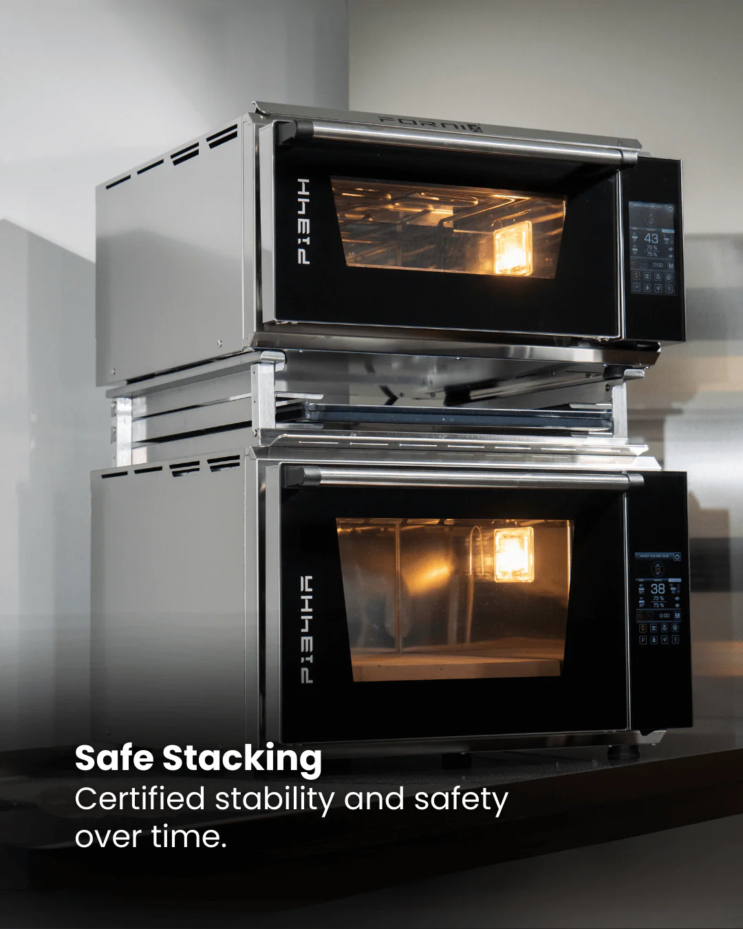 Effeuno Stacking Kit for PRO & Evolution Ovens – Safe Double Oven Mount - Image 7