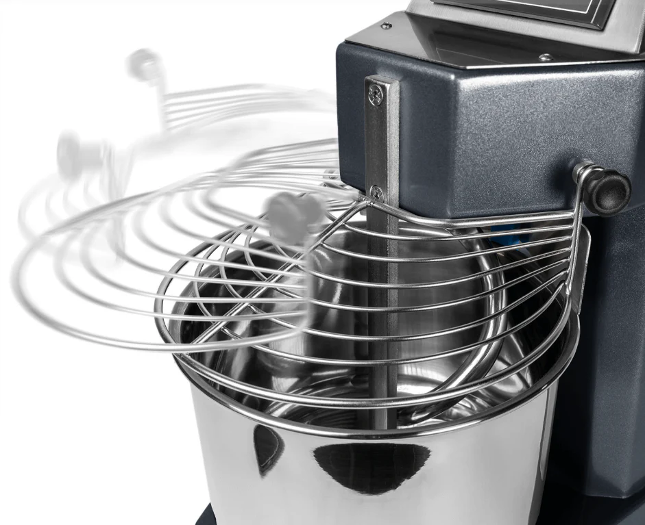 MFItaly MINIMIX PRO 5kg Spiral Dough Mixer β Dark Grey, Touchscreen & LED Bowl Light - Image 2