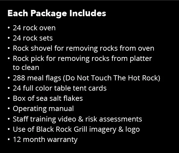 ROXY24 | 24 Rock, 24 Plate, Rock Oven & Accessories Set Up - Image 3