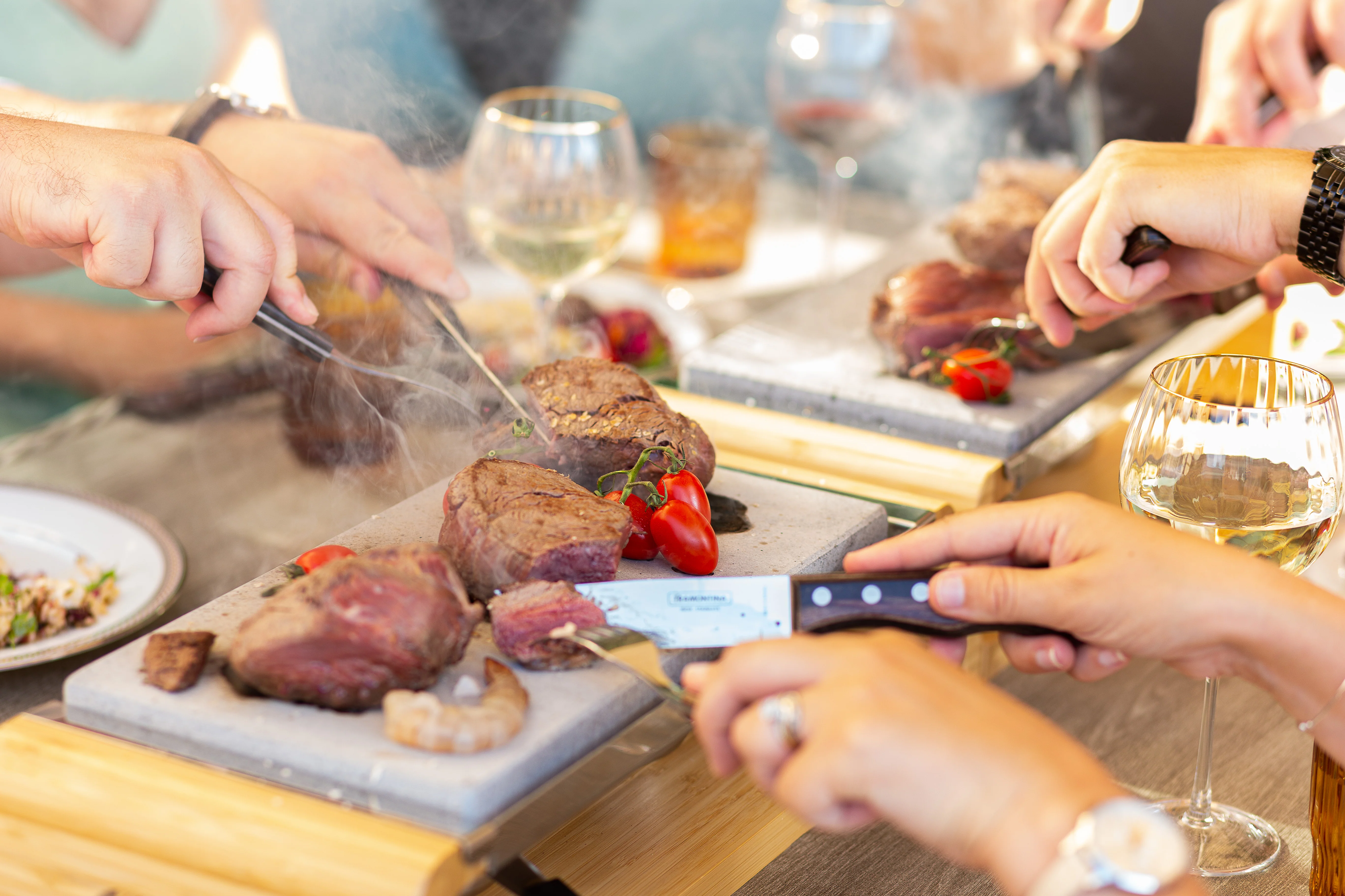 Steak Stone Sharing Platter & Grill Set - Image 4
