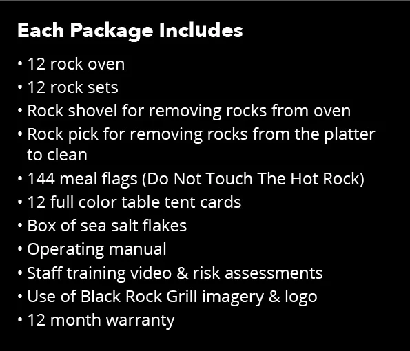 ROXY12 | 12 Rock, 12 Plate, Rock Oven & Accessories Set Up - Image 3