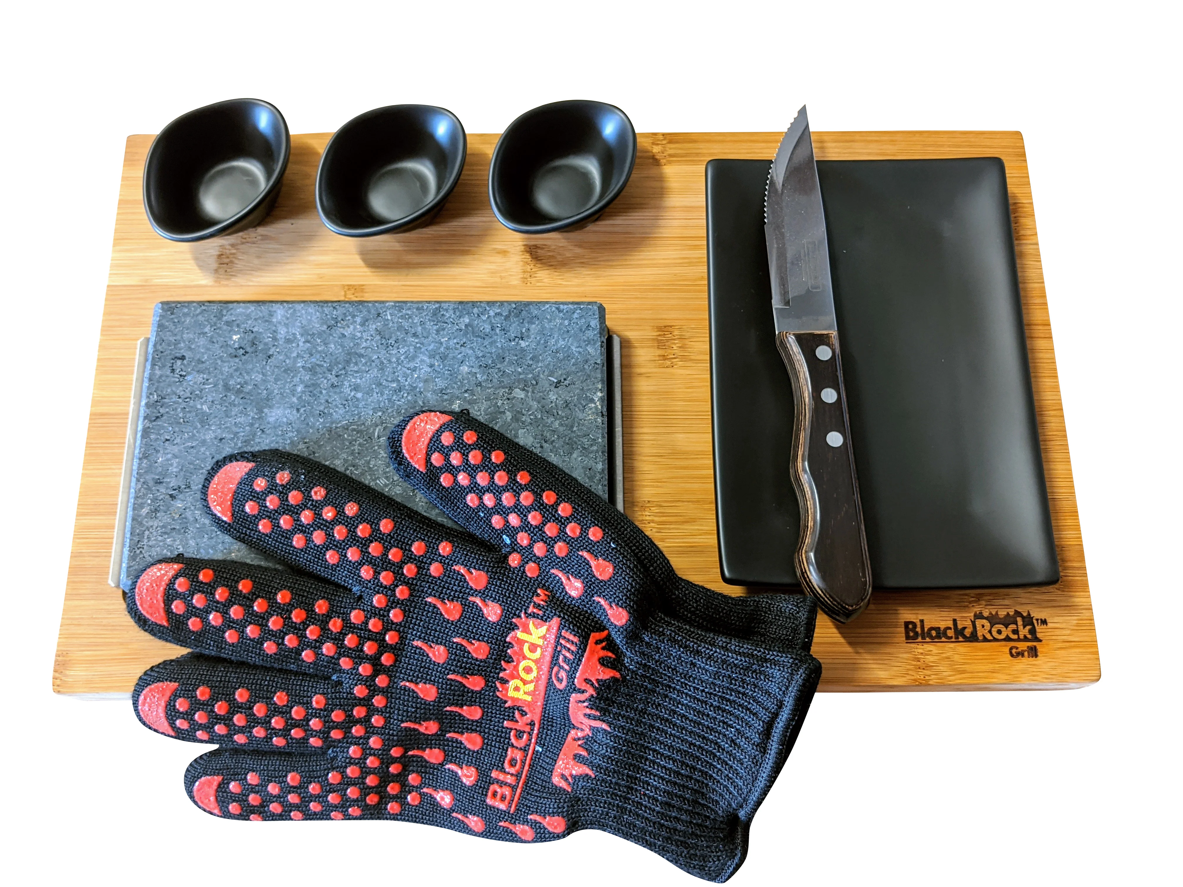 Black Rock Grill Matt Black Steak Stones Cooking Set - Image 10