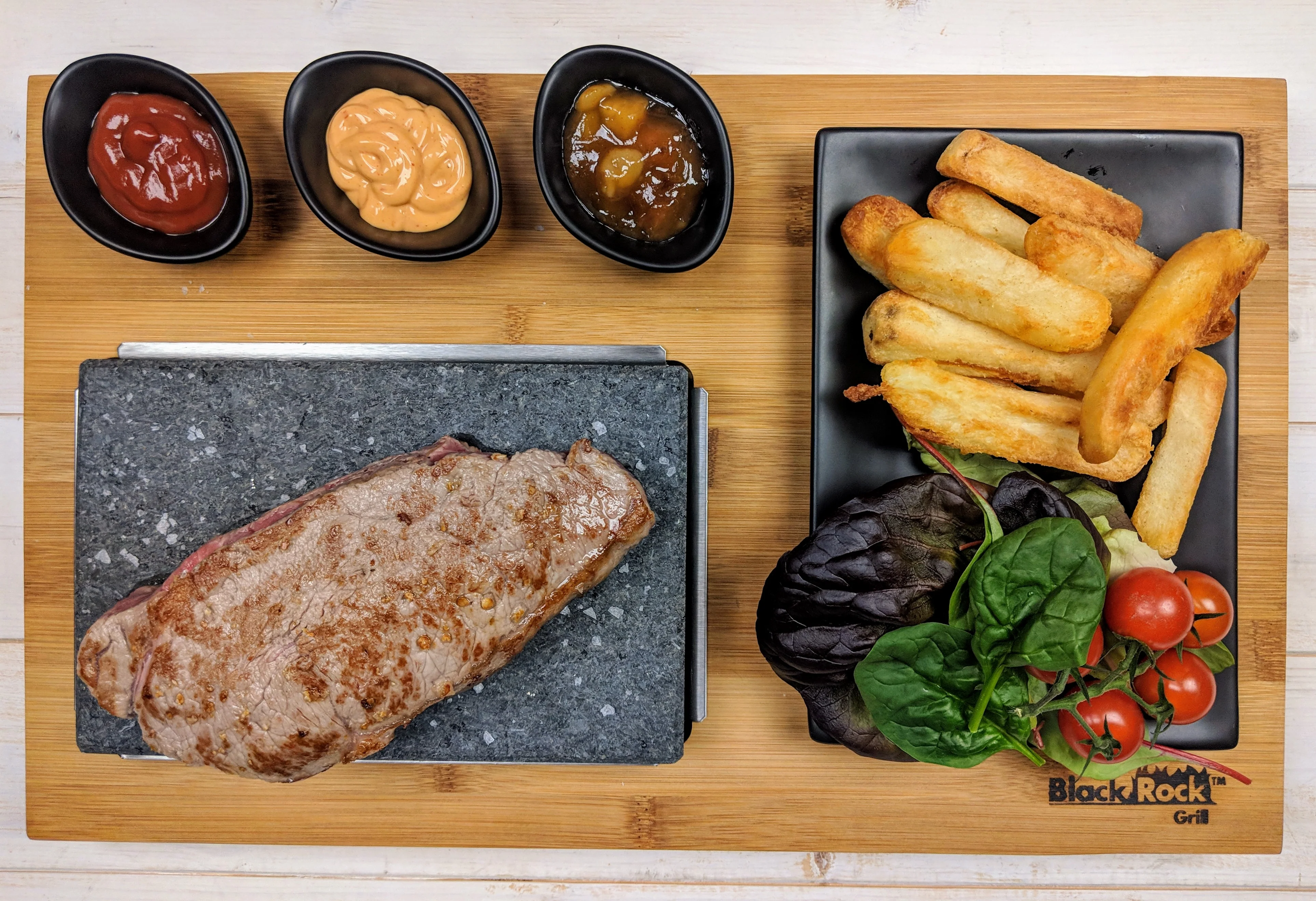 Black Rock Grill Matt Black Steak Stones Cooking Set - Image 11