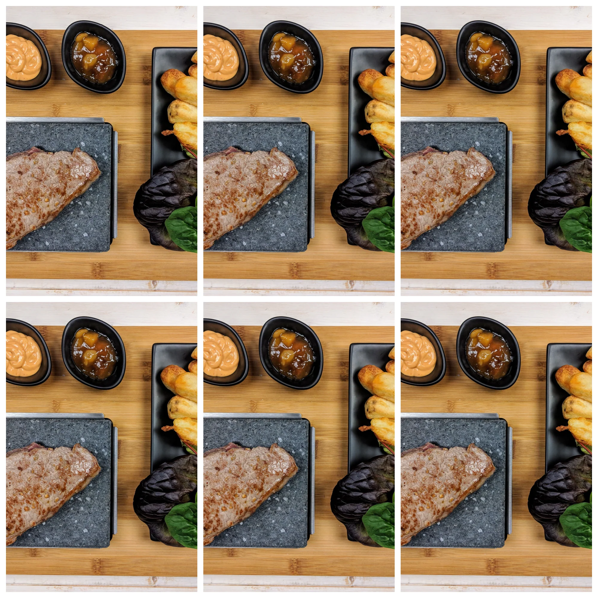 Black Rock Grill Matt Black Steak Stones Cooking Set - Image 12