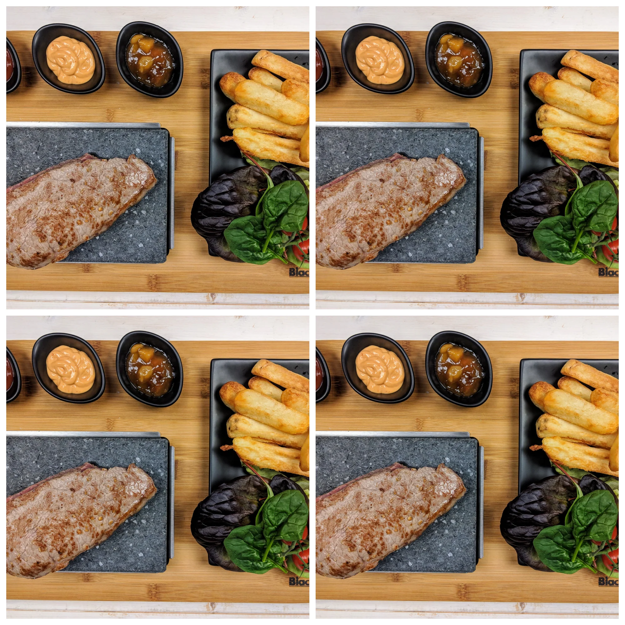 Black Rock Grill Matt Black Steak Stones Cooking Set - Image 13
