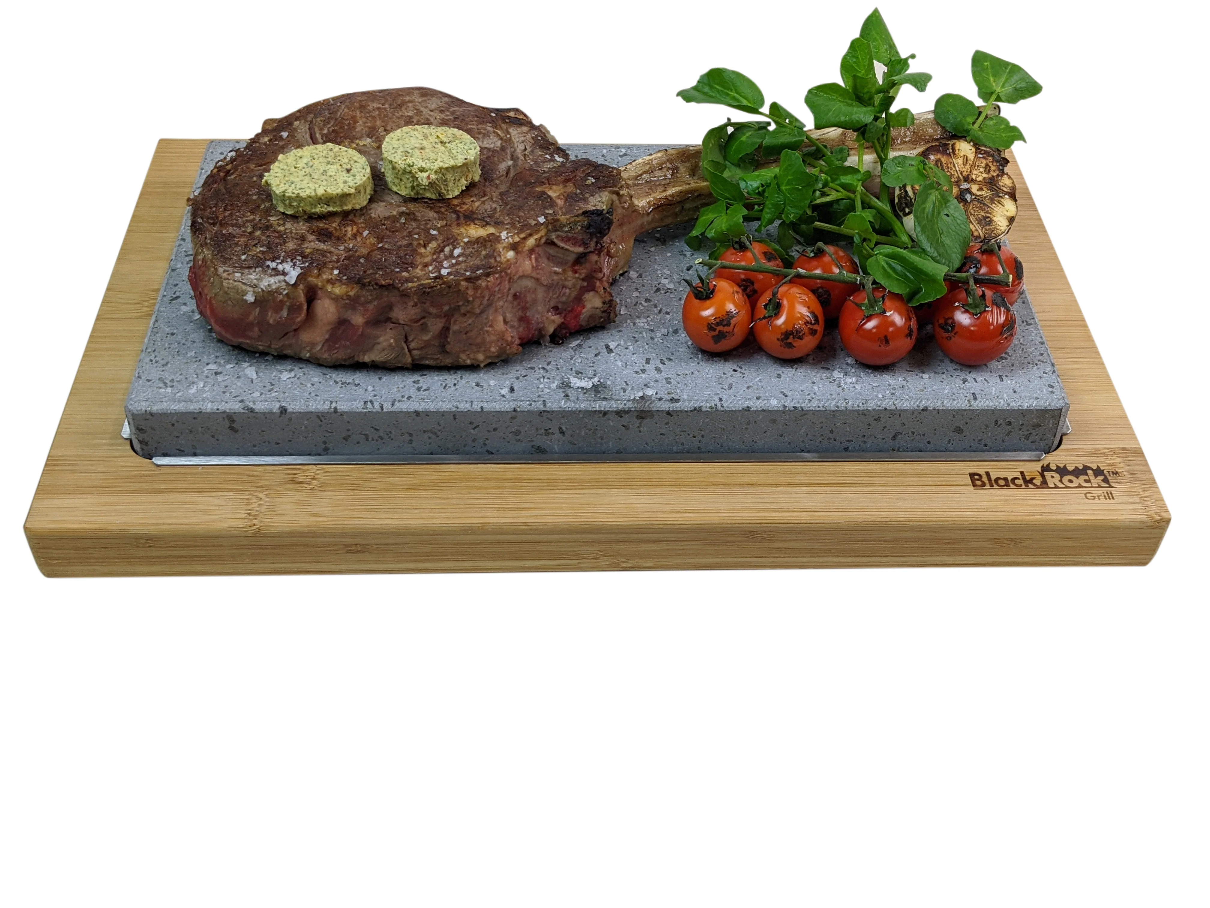 Black Rock Grill: Steak Stone Set For 2 | Sharing Steak Stone - Image 12
