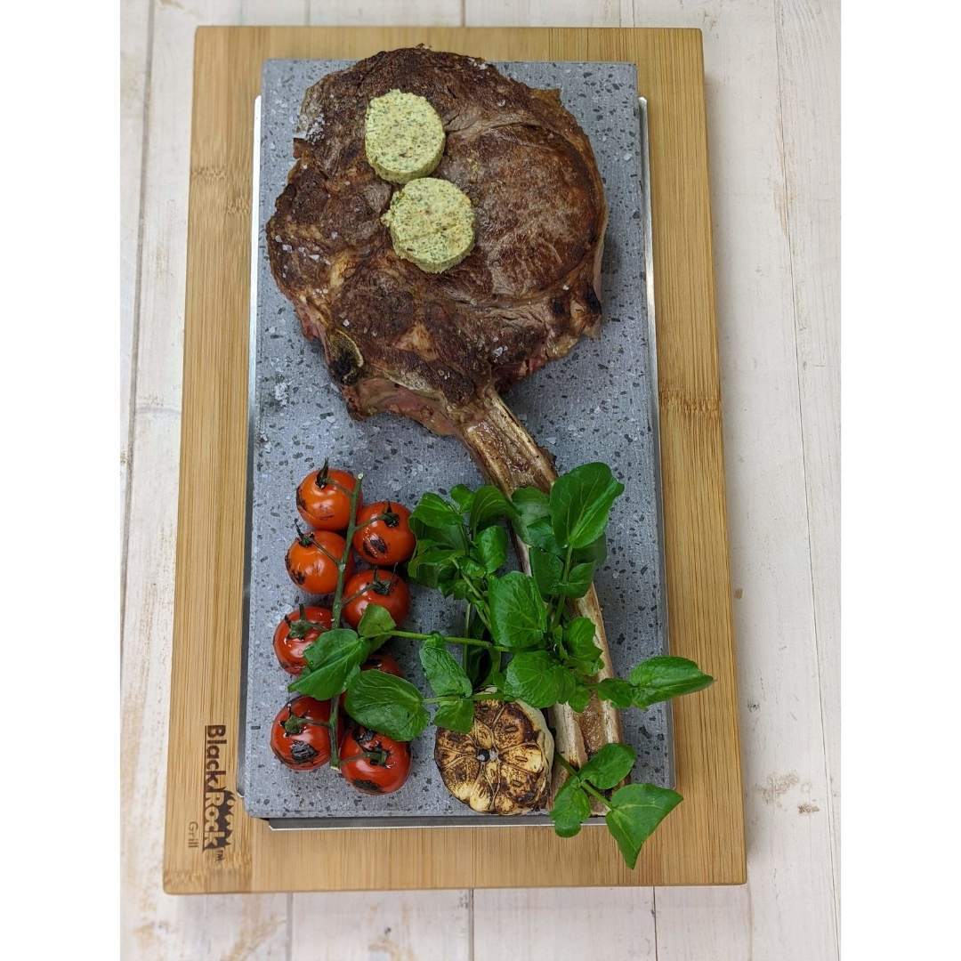 Black Rock Grill: Steak Stone Set For 2 | Sharing Steak Stone - Image 5