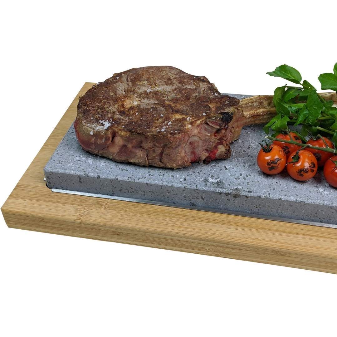 Black Rock Grill: Steak Stone Set For 2 | Sharing Steak Stone - Image 9