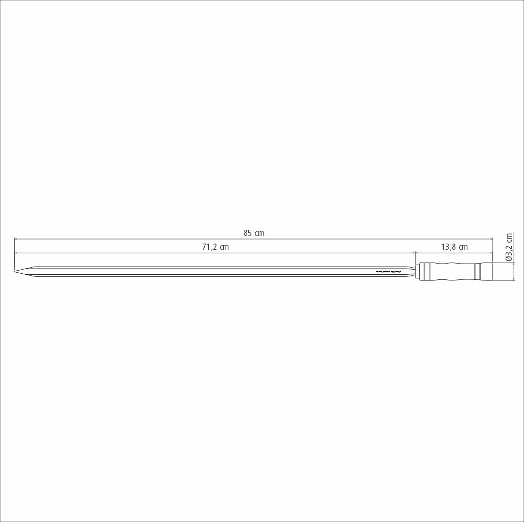 Tramontina Churrasco 850mm Wide BBQ Skewer - Image 2